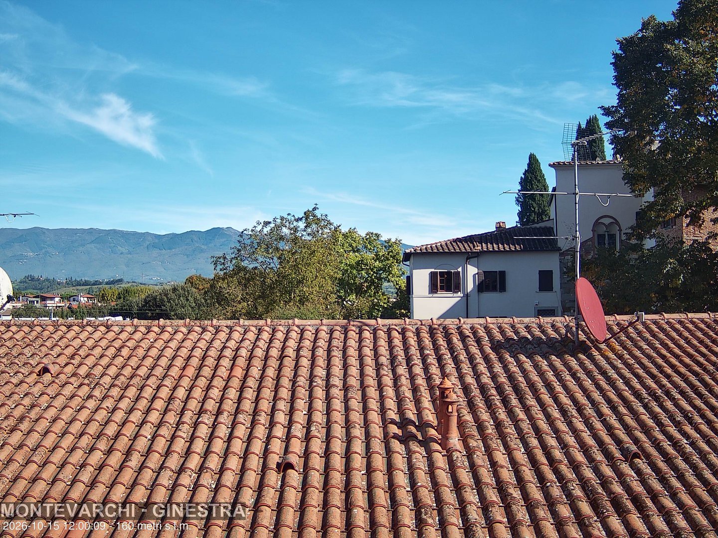 view from Montevarchi - AR - Località Ginestra on 2026-10-15