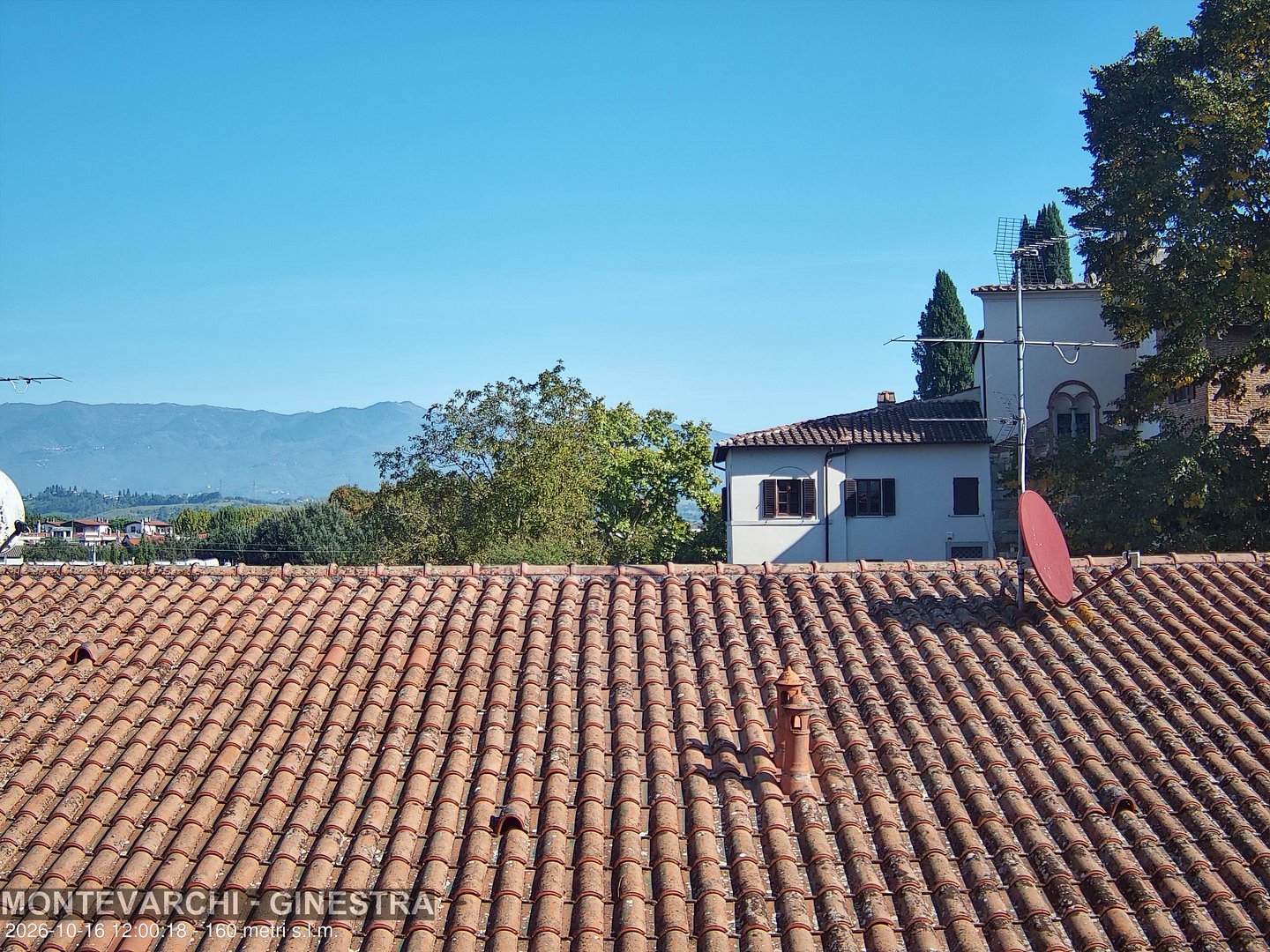 view from Montevarchi - AR - Località Ginestra on 2026-10-16