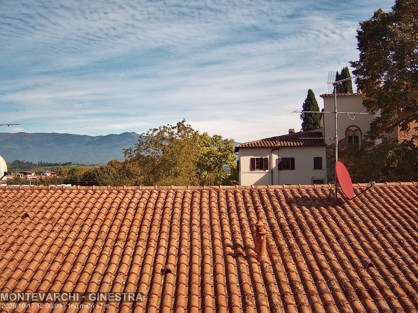 view from Montevarchi - AR - Località Ginestra on 2026-10-17