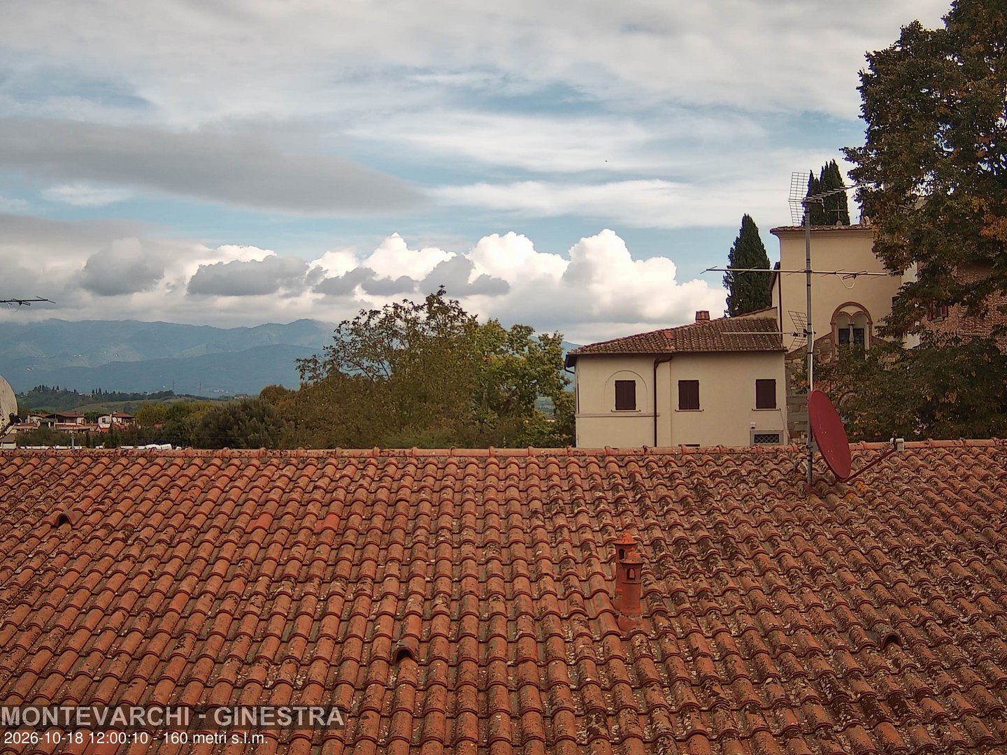 view from Montevarchi - AR - Località Ginestra on 2026-10-18