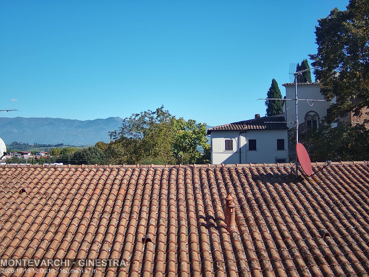 view from Montevarchi - AR - Località Ginestra on 2026-10-19