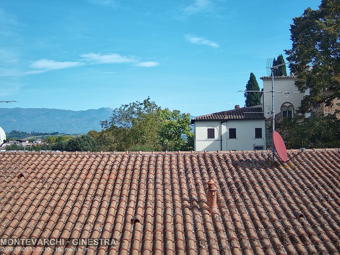 view from Montevarchi - AR - Località Ginestra on 2026-10-20