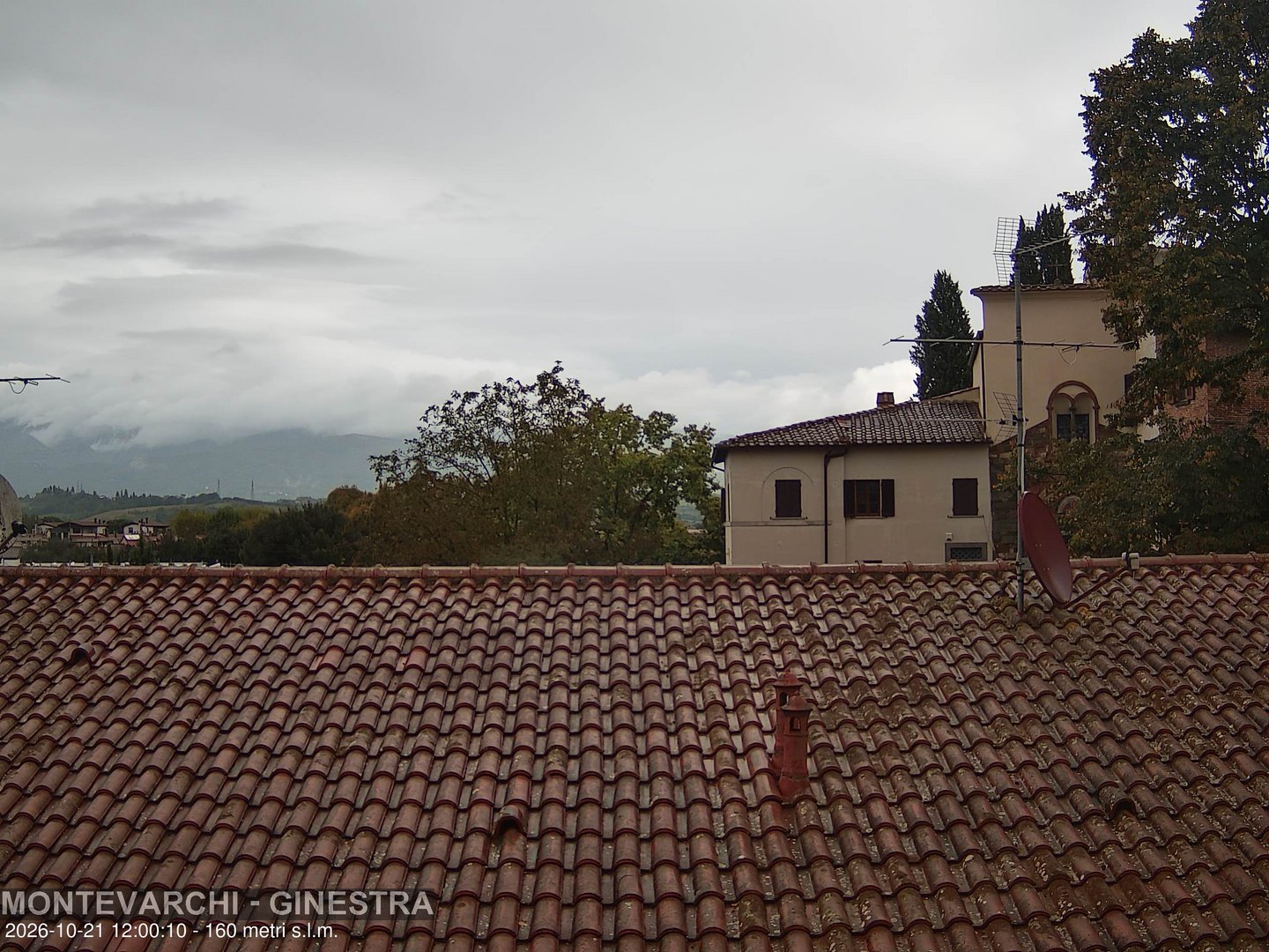 view from Montevarchi - AR - Località Ginestra on 2026-10-21