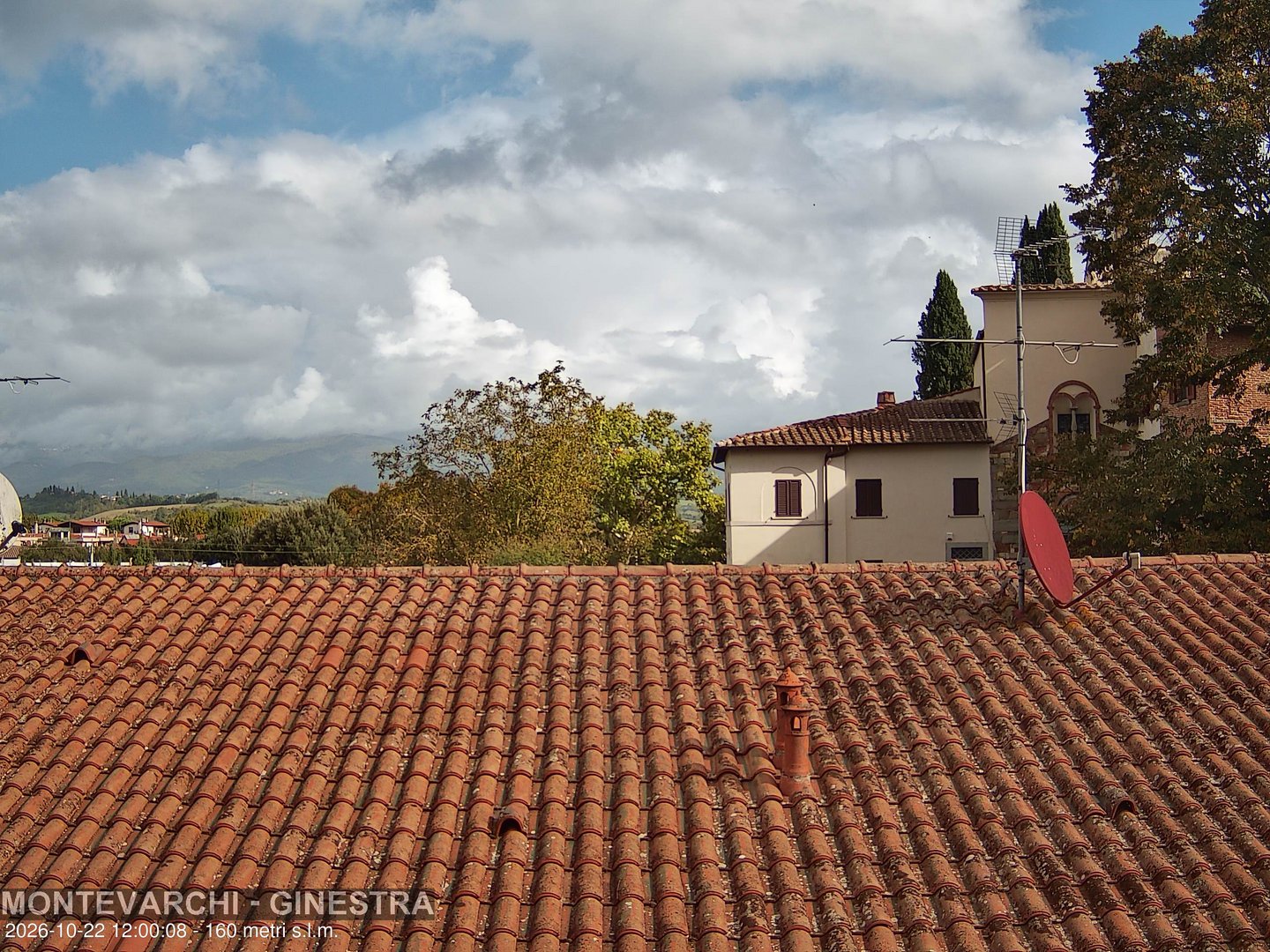 view from Montevarchi - AR - Località Ginestra on 2026-10-22