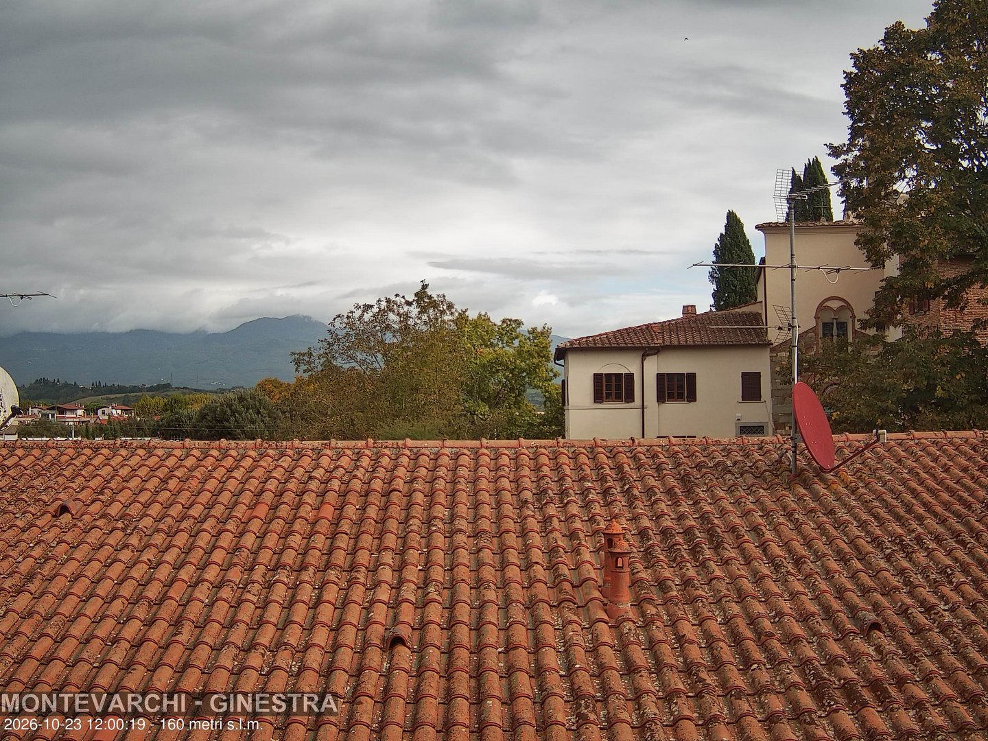 view from Montevarchi - AR - Località Ginestra on 2026-10-23