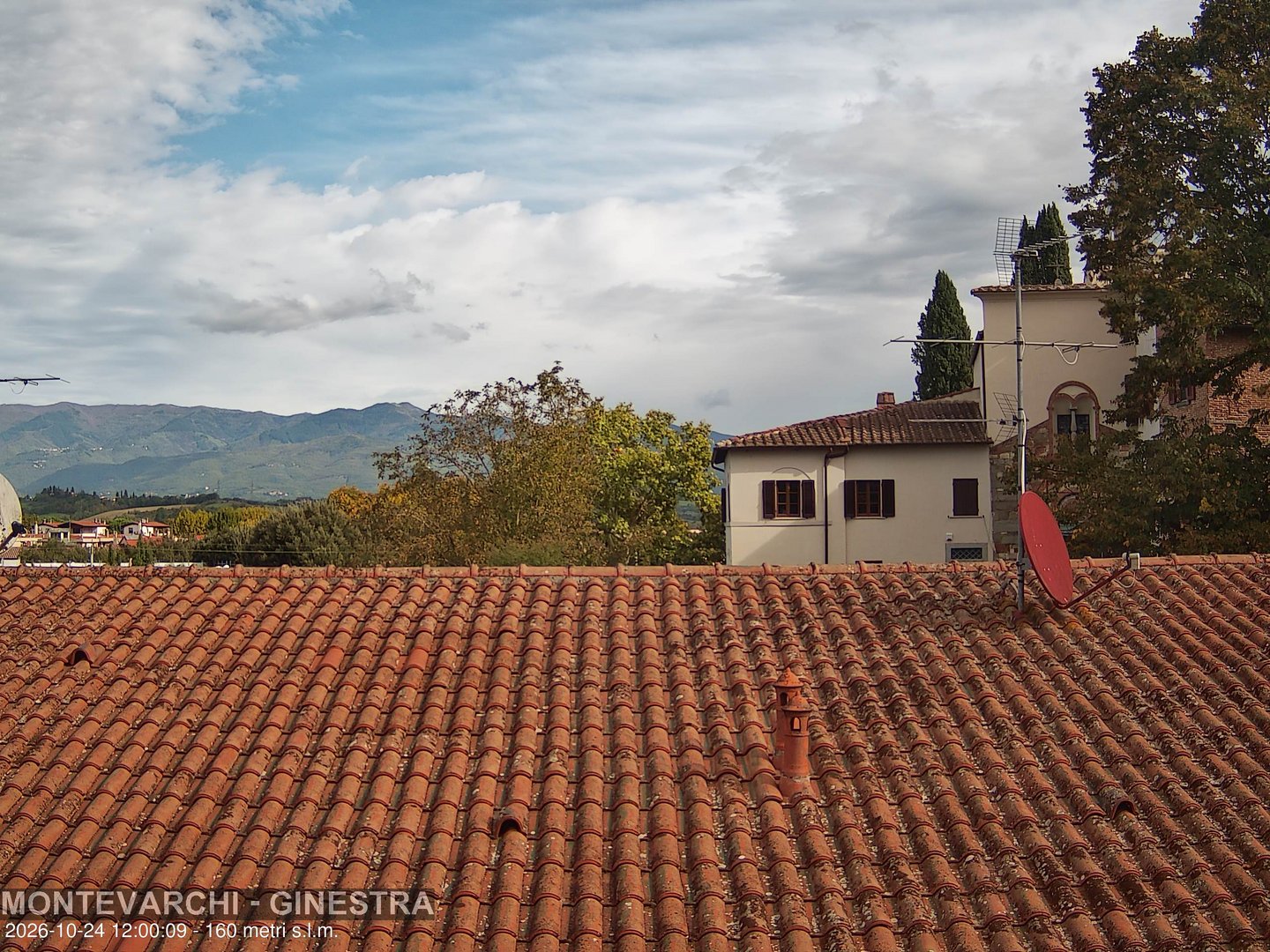 view from Montevarchi - AR - Località Ginestra on 2026-10-24