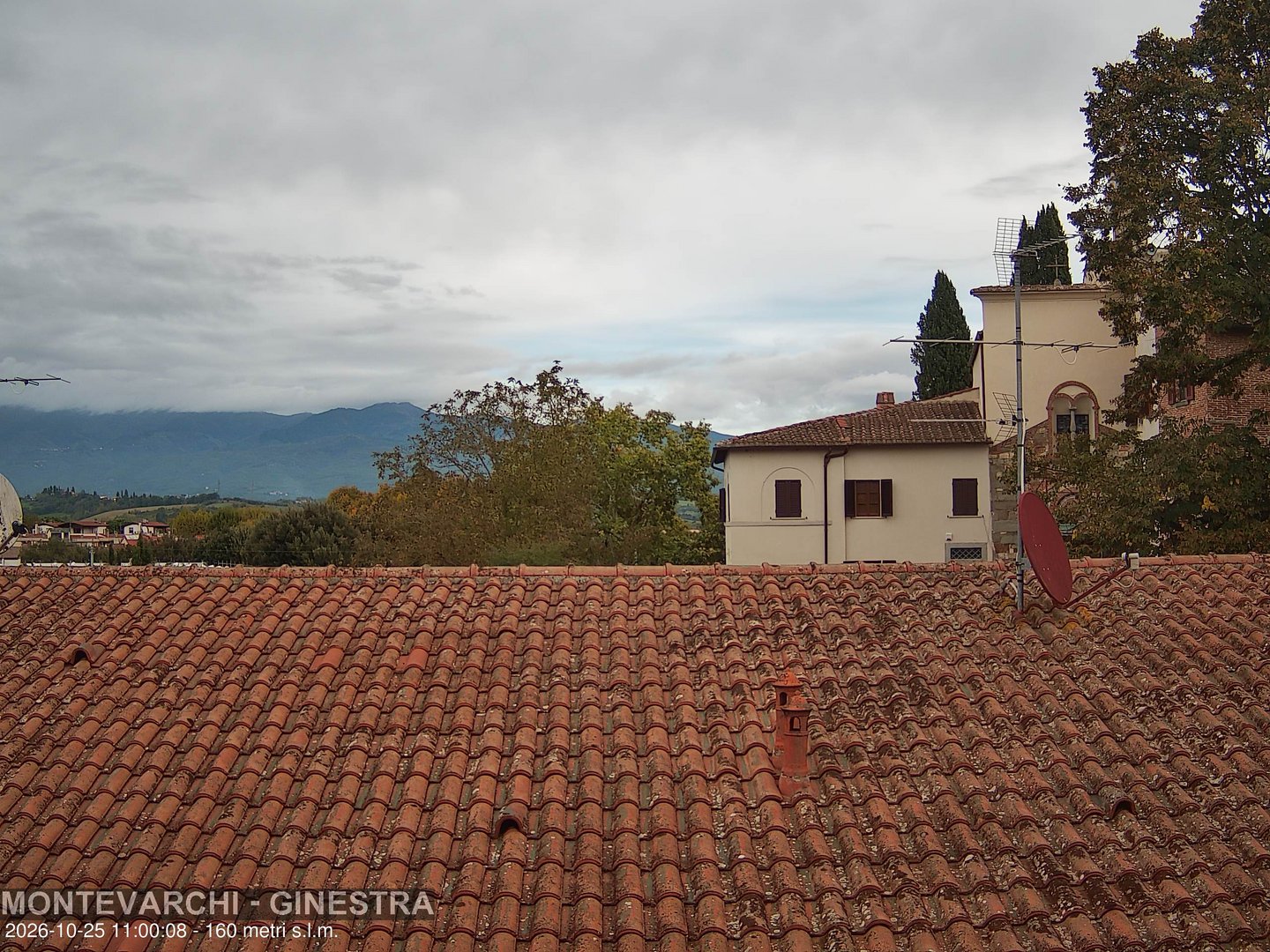 view from Montevarchi - AR - Località Ginestra on 2026-10-25