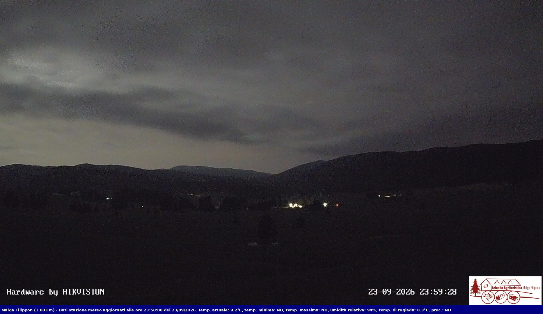 time-lapse frame, Pian Cansiglio - Agriturismo Malga Filippon webcam