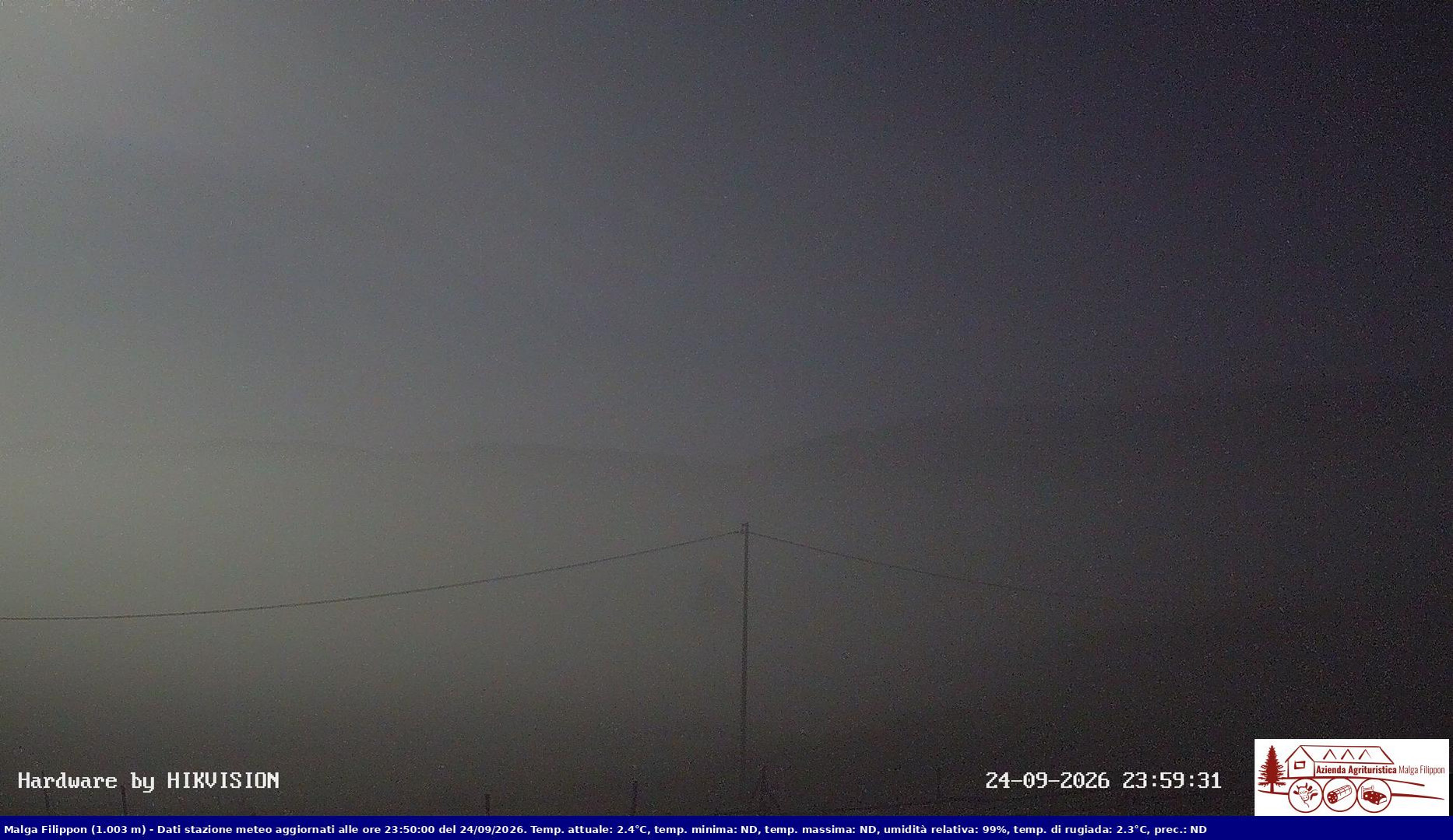 time-lapse frame, Pian Cansiglio - Agriturismo Malga Filippon webcam