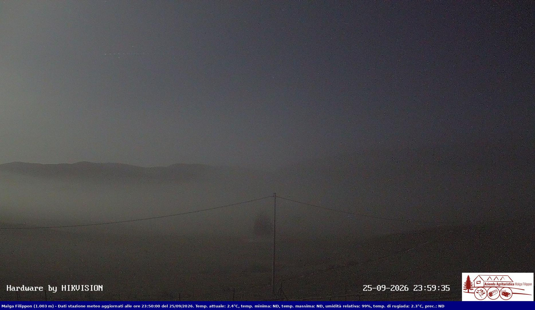 time-lapse frame, Pian Cansiglio - Agriturismo Malga Filippon webcam