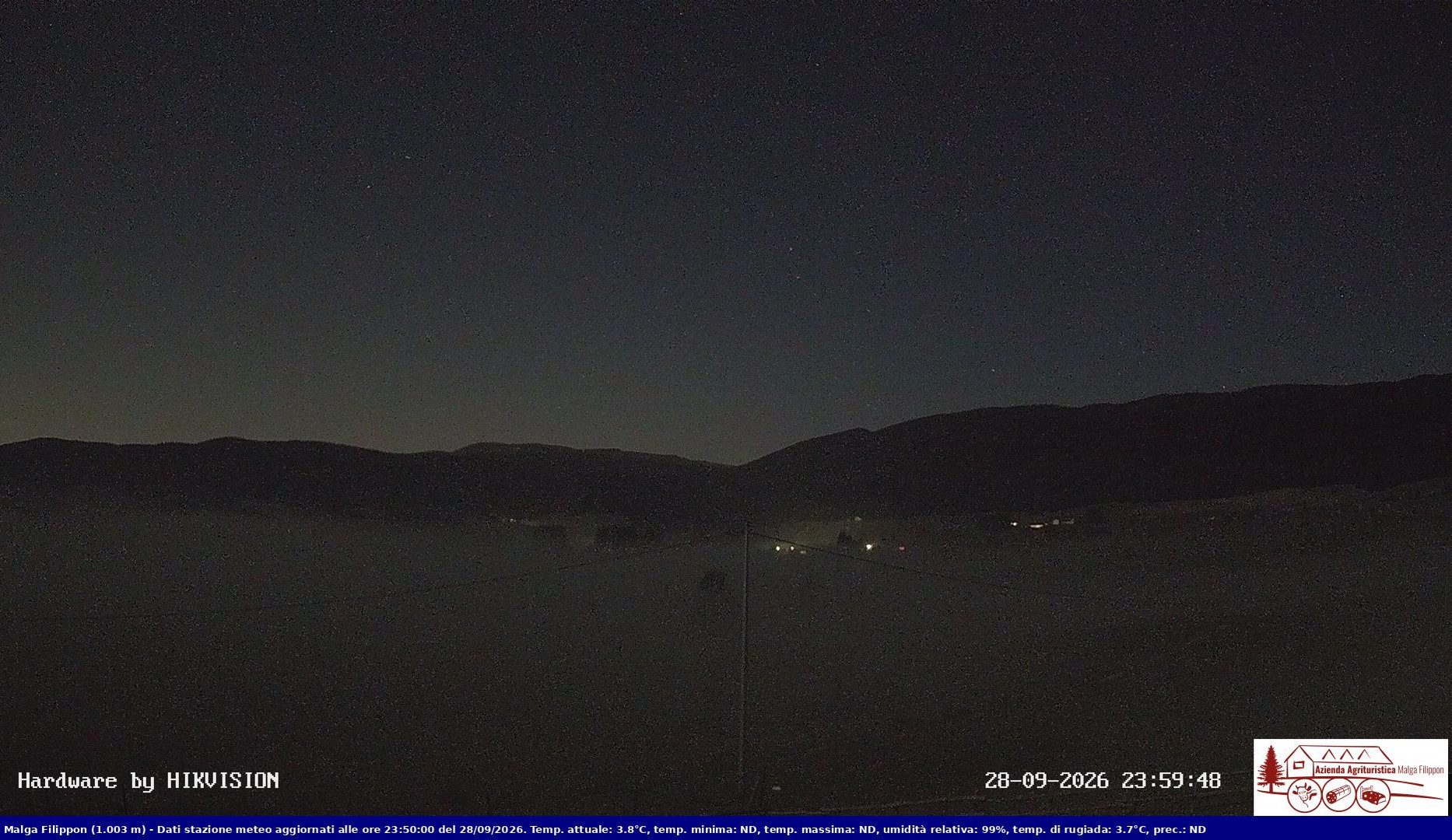 time-lapse frame, Pian Cansiglio - Agriturismo Malga Filippon webcam