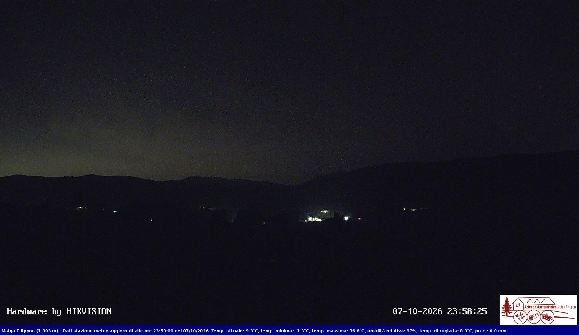 time-lapse frame, Pian Cansiglio - Agriturismo Malga Filippon webcam