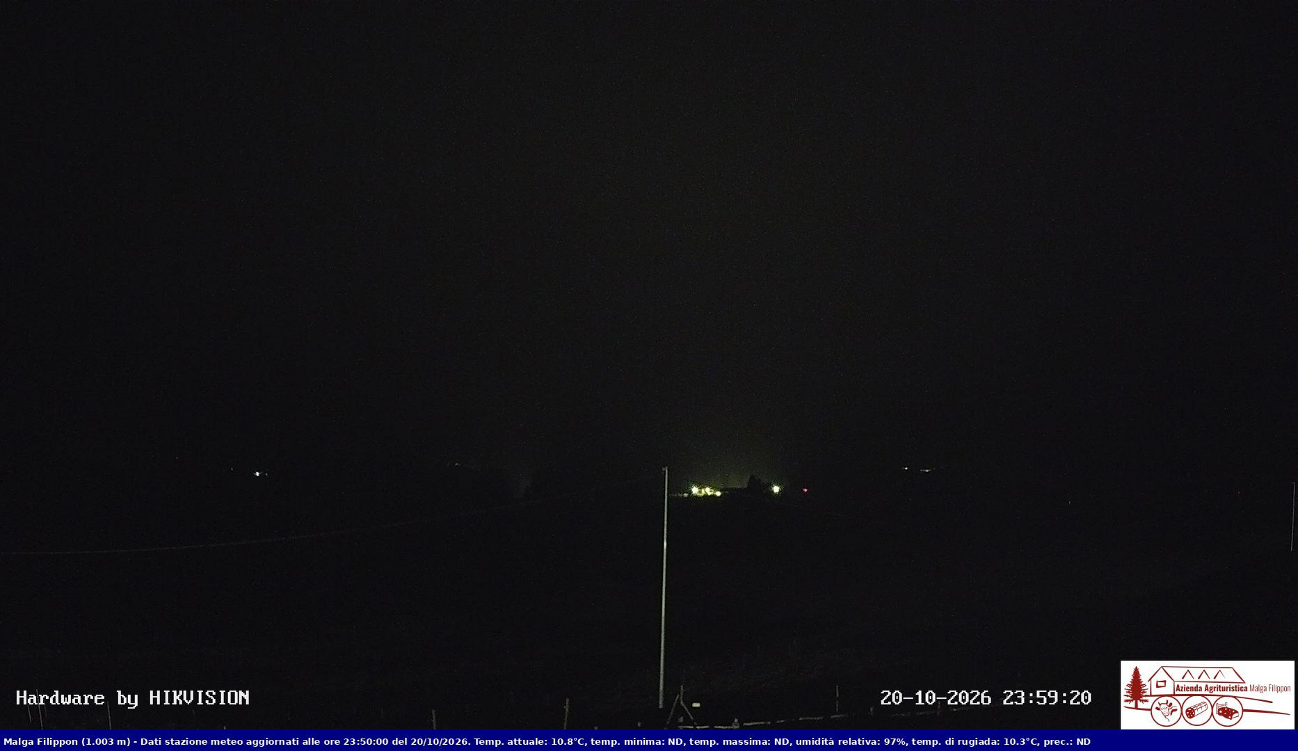 time-lapse frame, Pian Cansiglio - Agriturismo Malga Filippon webcam
