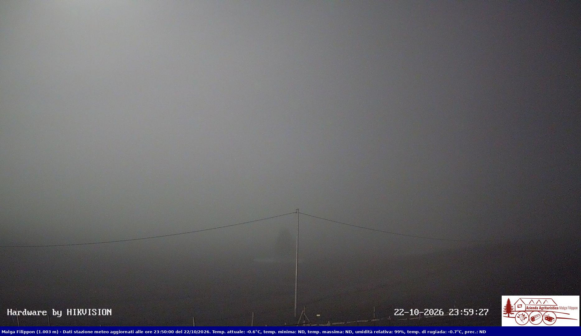 time-lapse frame, Pian Cansiglio - Agriturismo Malga Filippon webcam