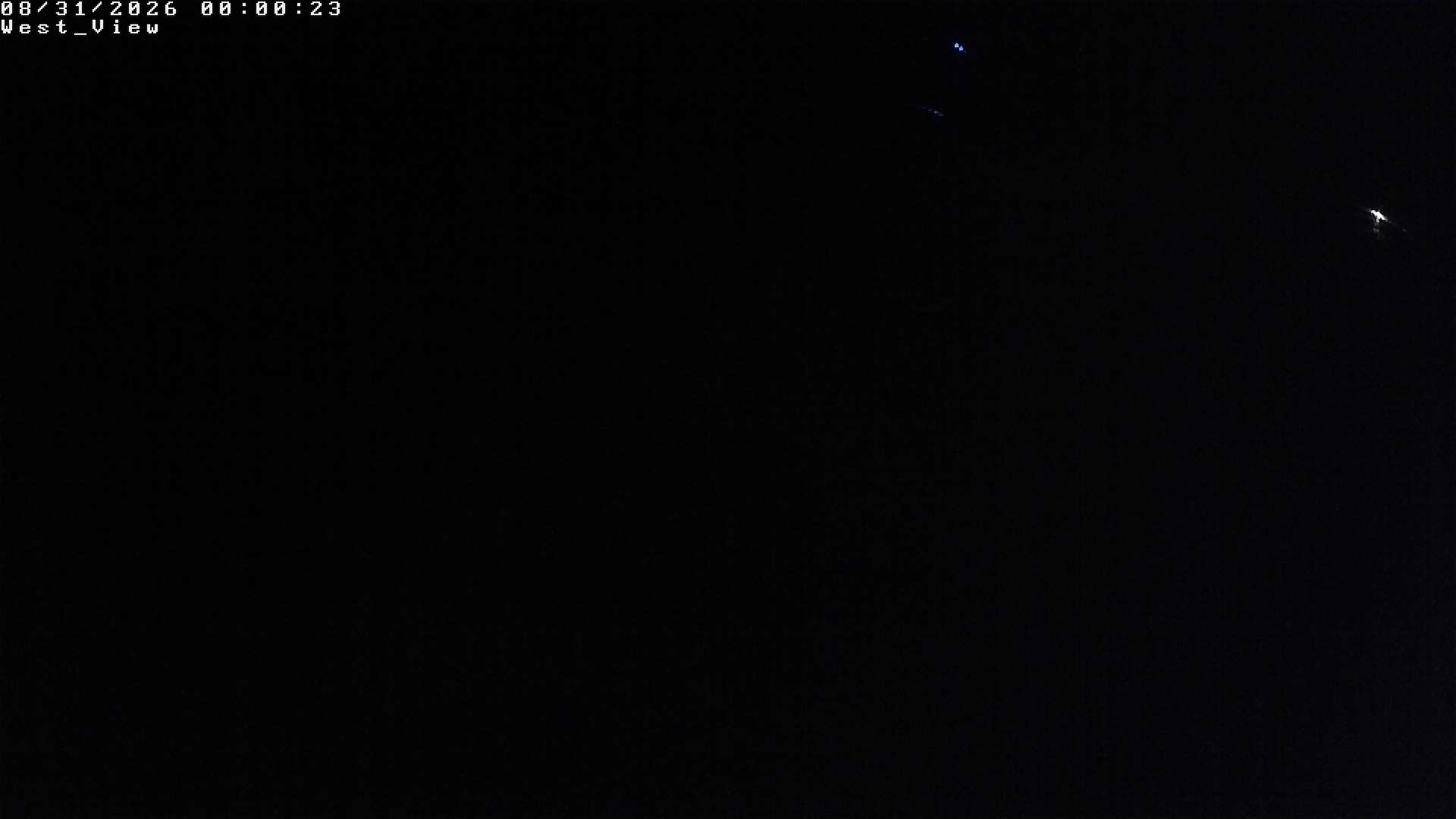time-lapse frame, West View webcam