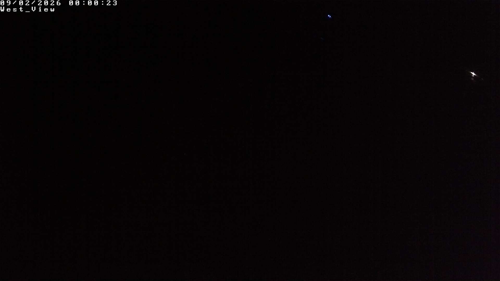 time-lapse frame, West View webcam