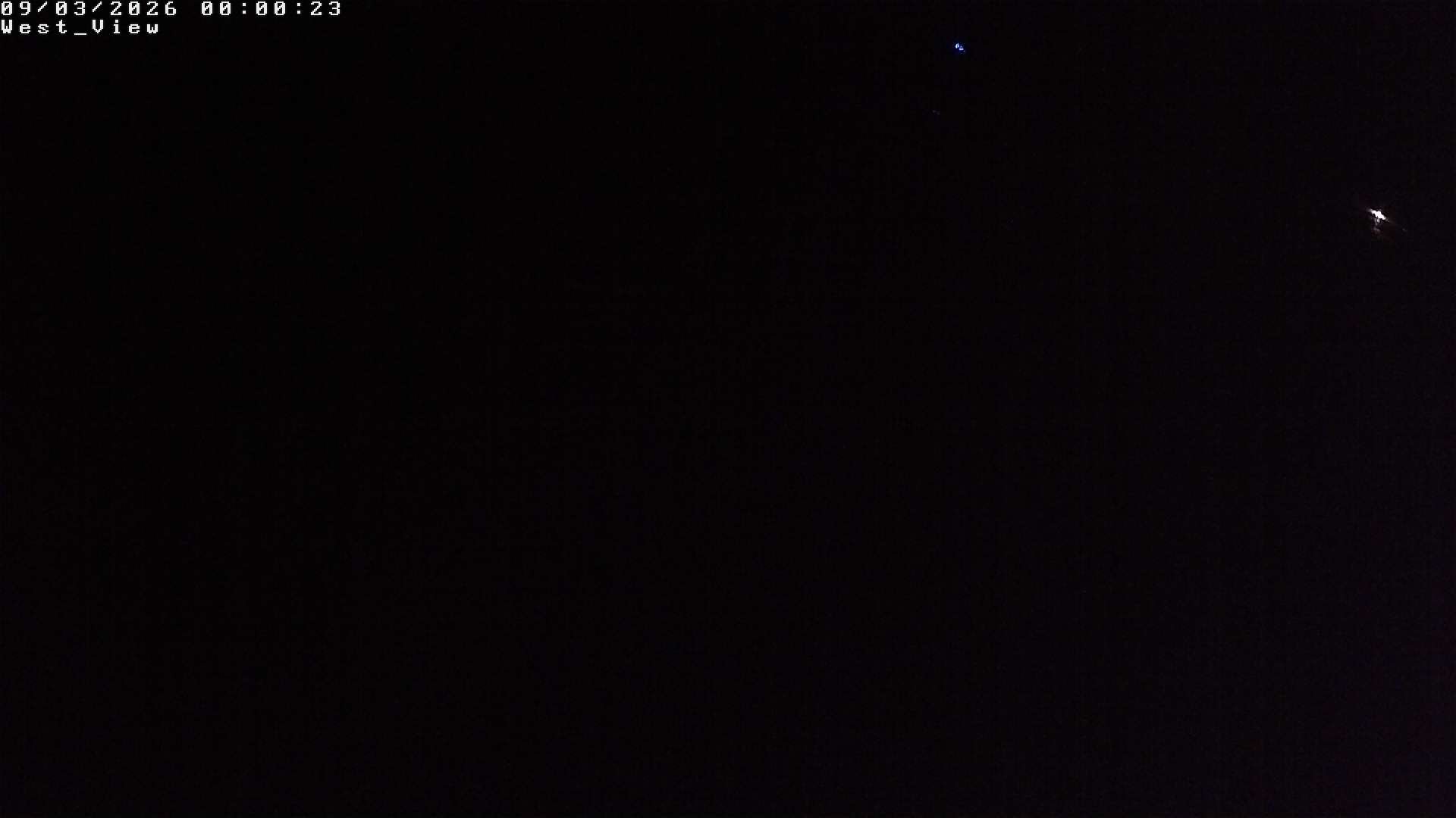 time-lapse frame, West View webcam