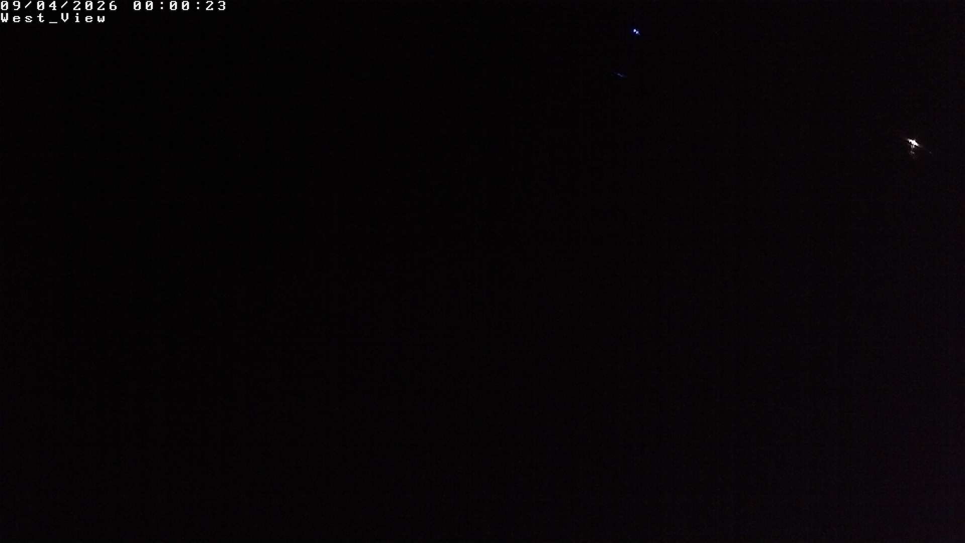 time-lapse frame, West View webcam