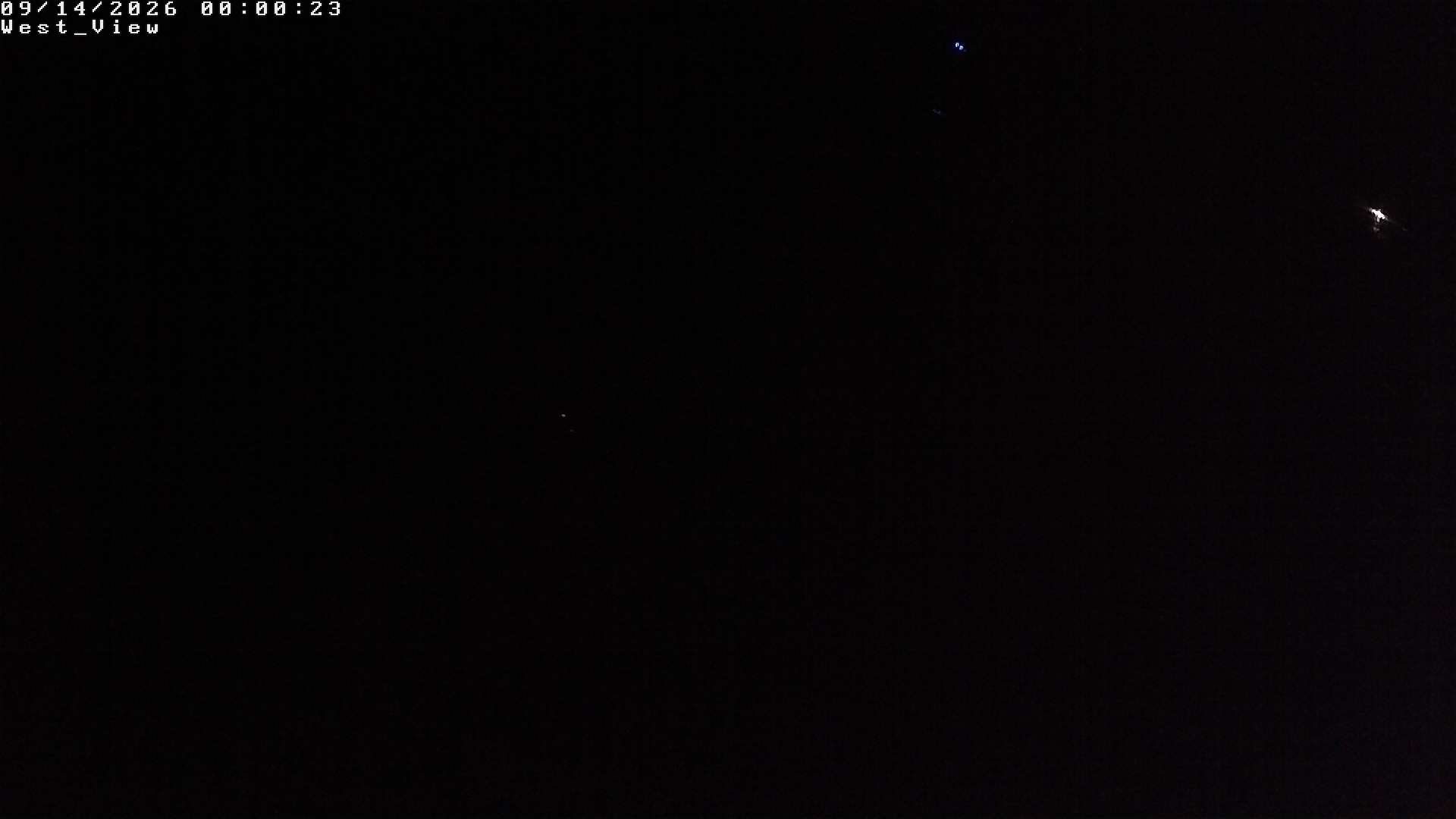 time-lapse frame, West View webcam