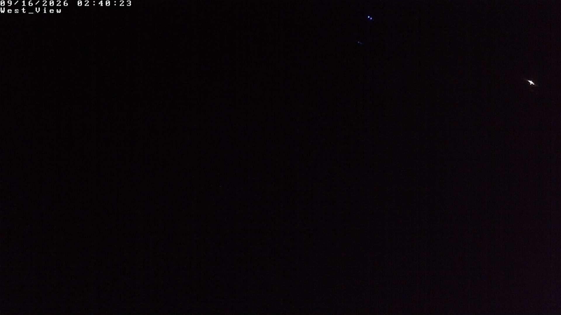 time-lapse frame, West View webcam
