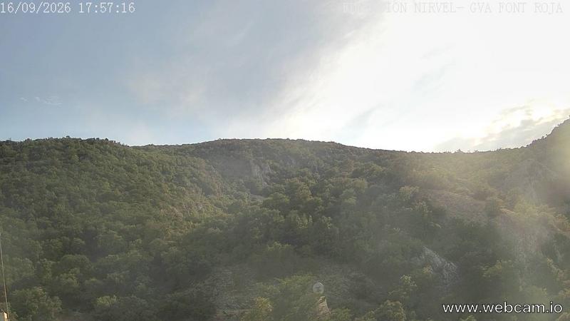 time-lapse frame, Font Roja GVA webcam
