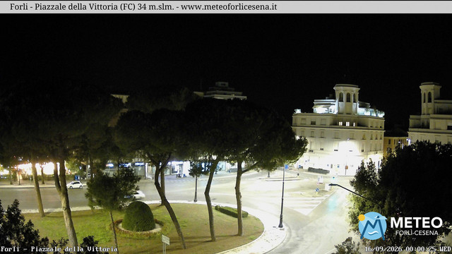 time-lapse frame, Forlì - Piazzale della Vittoria webcam
