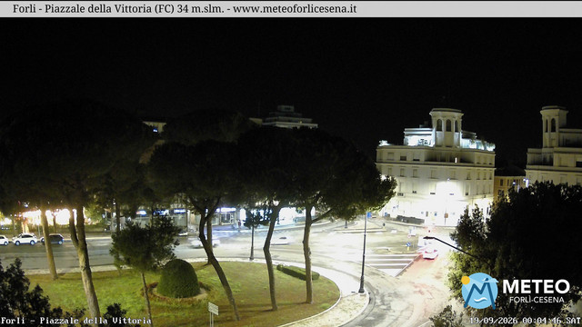 time-lapse frame, Forlì - Piazzale della Vittoria webcam