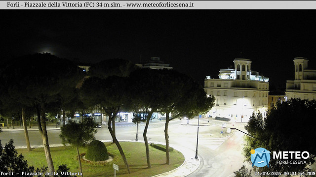 time-lapse frame, Forlì - Piazzale della Vittoria webcam