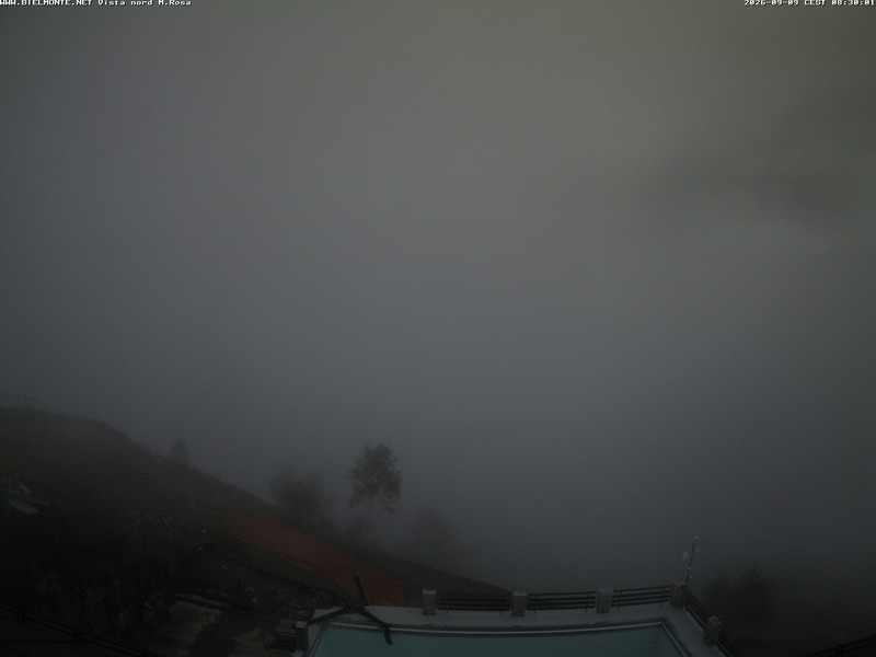 time-lapse frame, Bielmonte M. Marca vista M. Rosa e Valsessera webcam