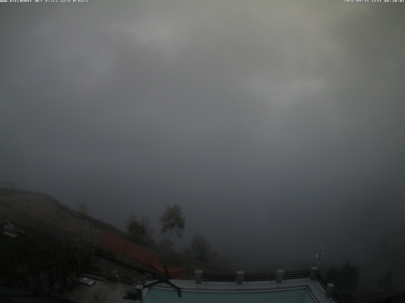 time-lapse frame, Bielmonte M. Marca vista M. Rosa e Valsessera webcam