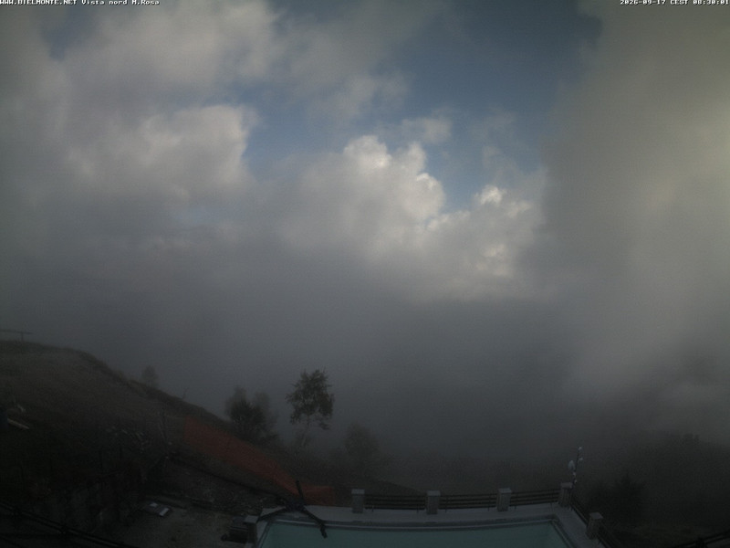 time-lapse frame, Bielmonte M. Marca vista M. Rosa e Valsessera webcam