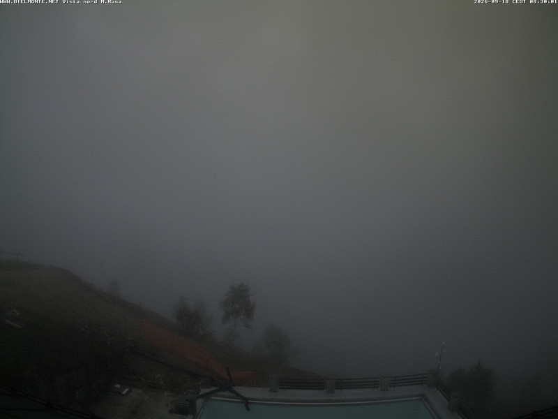 time-lapse frame, Bielmonte M. Marca vista M. Rosa e Valsessera webcam