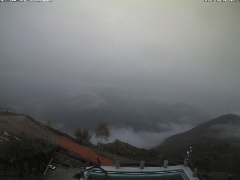 time-lapse frame, Bielmonte M. Marca vista M. Rosa e Valsessera webcam