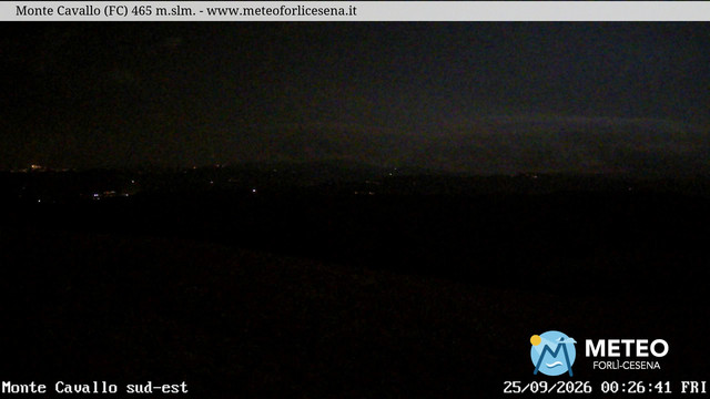 time-lapse frame, Monte Cavallo Sud-Est webcam